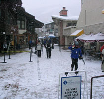 Snowy Vail Village