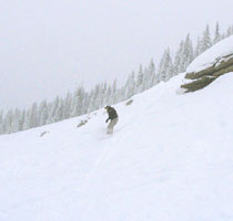 Jarrett Enjoying Some Good Snow