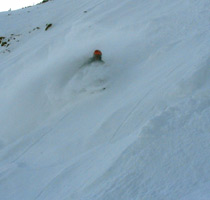 Barber in a Ball of Snow
