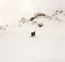 Mark Ripping It in the South Backcountry at Crystal