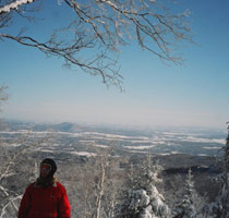 Reichert Resting on a Blue Bird Pow Day